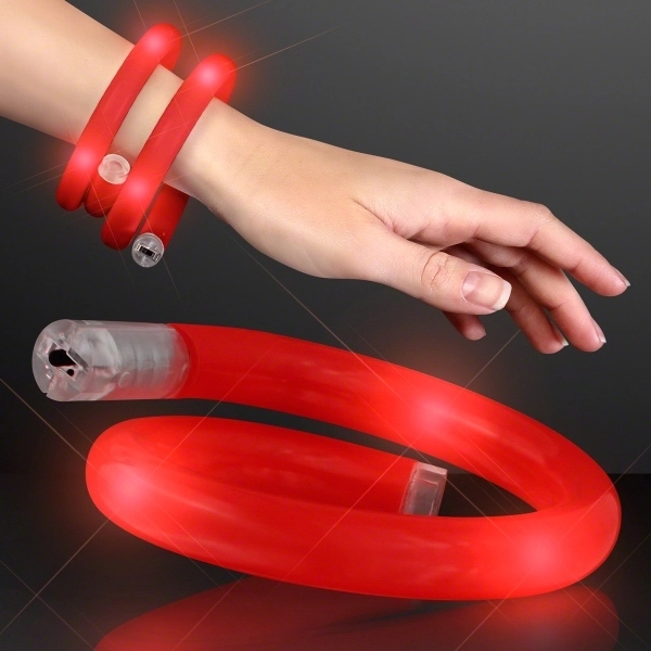 LED Flash Tube Bracelets - Single Colors - Image 4