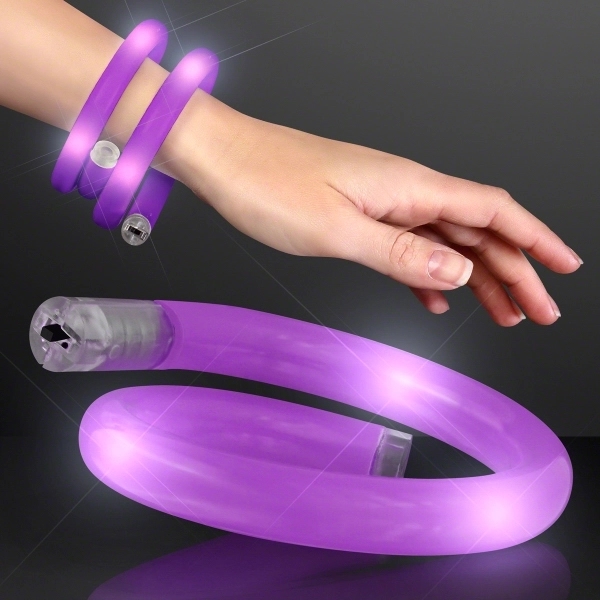 LED Flash Tube Bracelets - Single Colors - Image 16