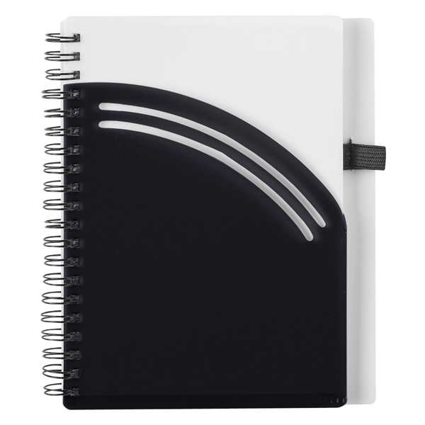 5" x 7" Rainbow Spiral Notebook With Pen - Image 15