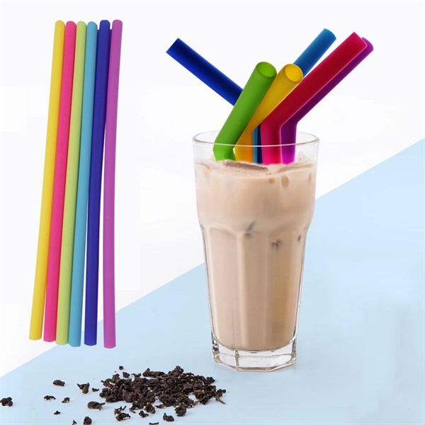 Silicone Reusable Straws With Brush - Image 2