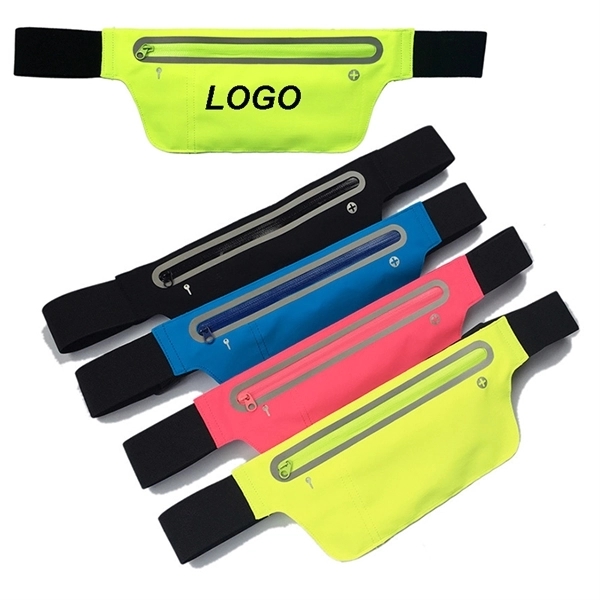 Waterproof Reflect Running Belt Sports Waist Bag Pocket