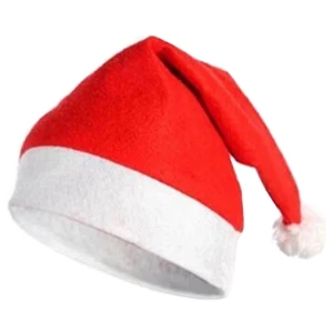 Red Christmas Hat with Ball on Top