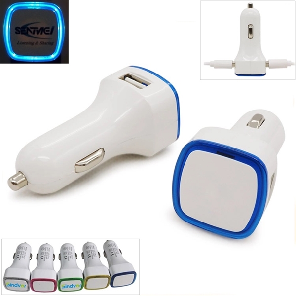 Squeare Dual Port USB Car Charger - Image 3