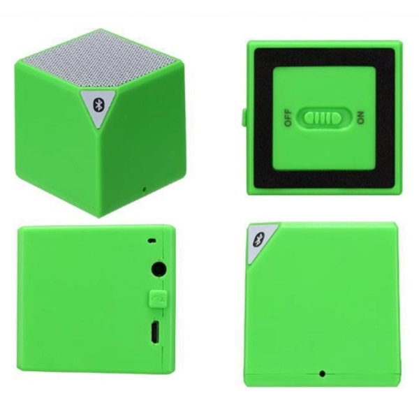 Portable Stereo Cube Bluetooth Speaker - Image 2