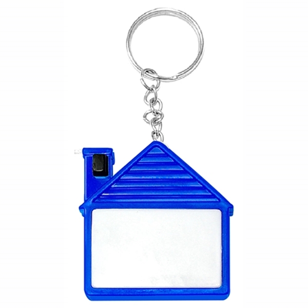 House Shaped Tape Measure with Key Holder - Image 2