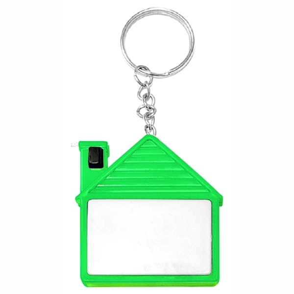 House Shaped Tape Measure with Key Holder - Image 3