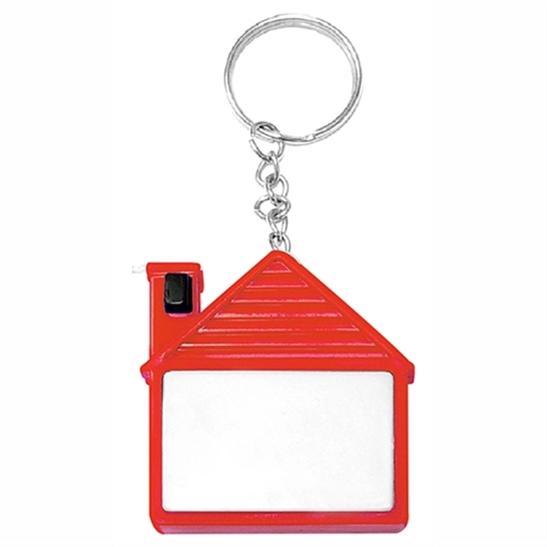 House Shaped Tape Measure with Key Holder - Image 5