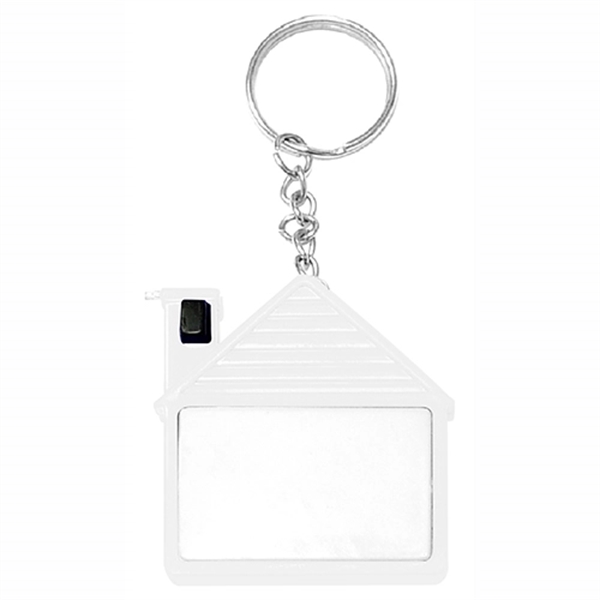 House Shaped Tape Measure with Key Holder - Image 6