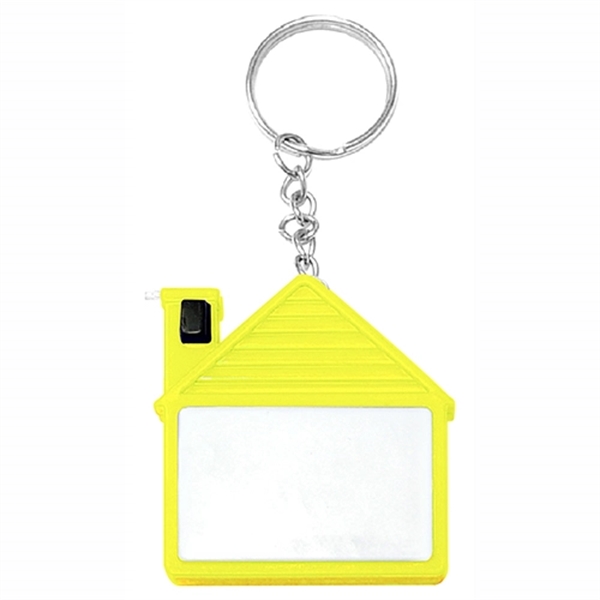 House Shaped Tape Measure with Key Holder - Image 7