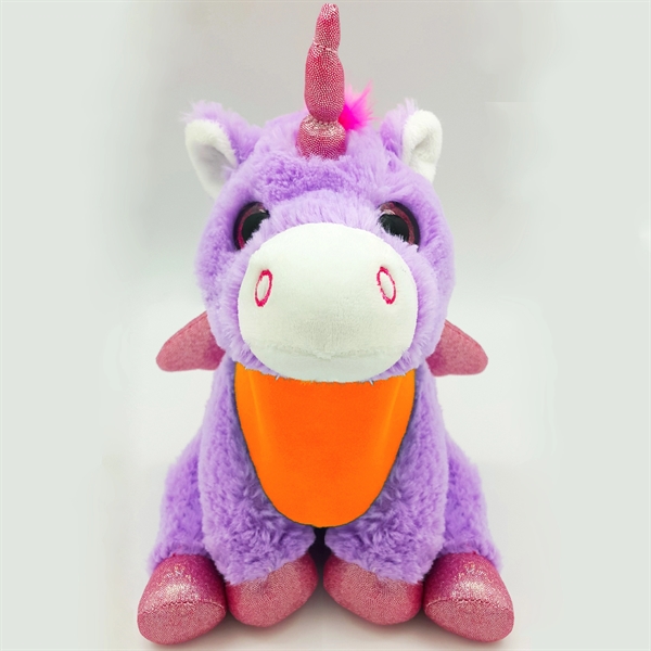 9" Bright Color Purple Unicorn - Image 5