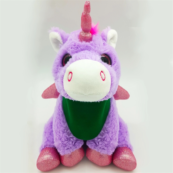 9" Bright Color Purple Unicorn - Image 6
