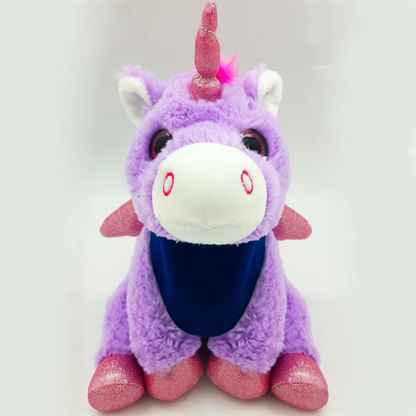 9" Bright Color Purple Unicorn - Image 7