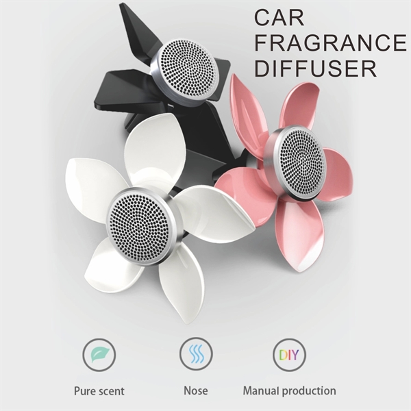 Mini Car Air Freshener Clip, Solid Perfume Aroma - Image 1