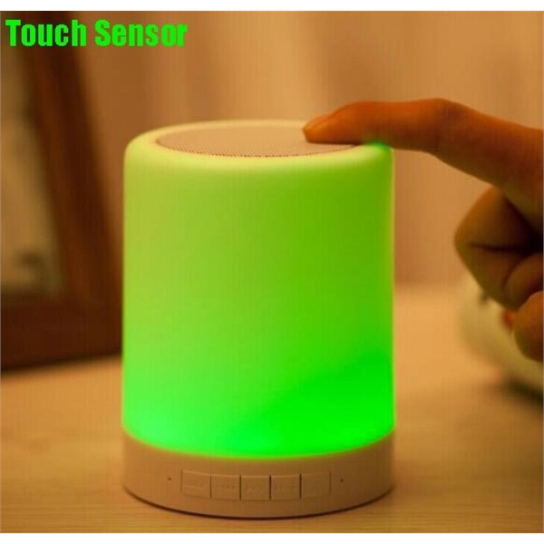 Portable RGB LED Lamp Smart Bluetooth Speaker - Image 1