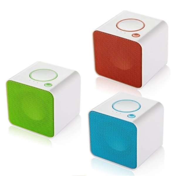 Hotsale Portable Custom Logo Cube Mini Bluetooth Speaker - Image 1