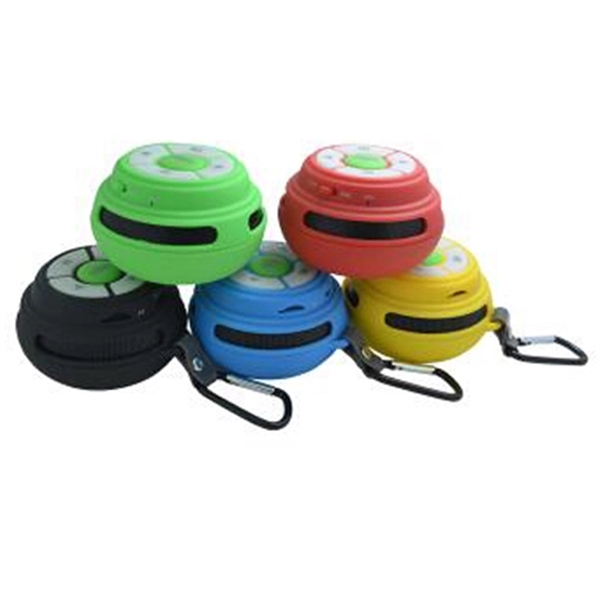 Portable Wireless Bluetooth Sports Speaker With Carabiner - Image 2
