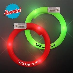 LED Flash Tube Bracelets - Assorted Green & Red
