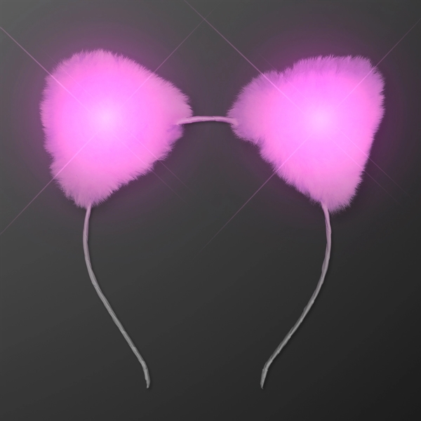 Soft Cat Ears Light Up Headbands - Image 2