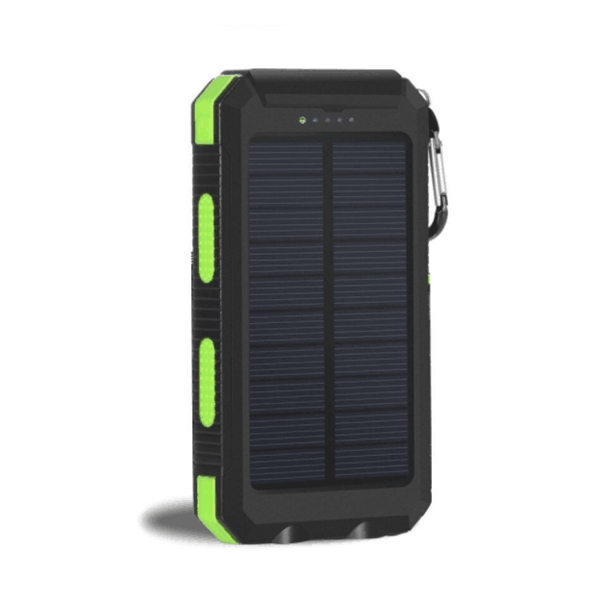 10000mAh Solar Charger Power Bank Waterproof Portable - Image 1