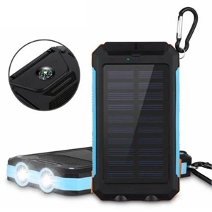 10000 mAh Solar Charger With Compass