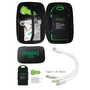 Portable Cell Phone Charger,3 in one Tech Travel Kit