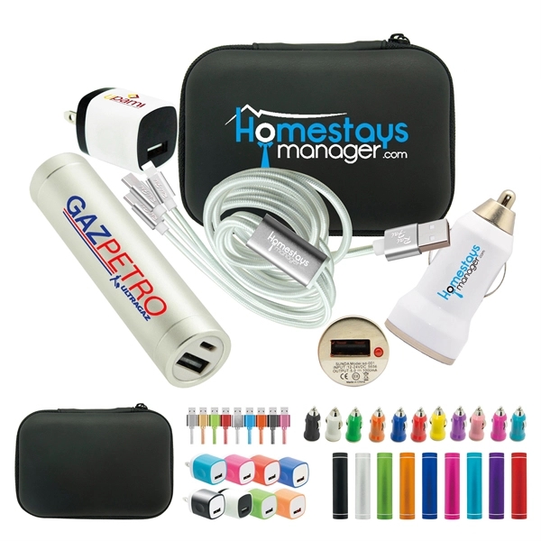 Executive Power Bank Travel Set (for cell phones) - Image 2
