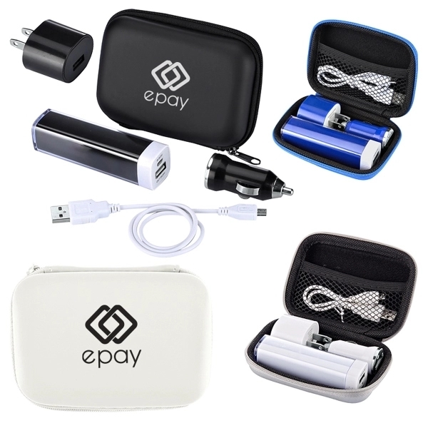 Deluxe Cell Phone Charger Travel Kit - Image 2