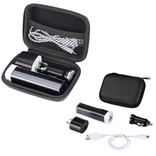 Deluxe Cell Phone Charger Travel Kit - Image 1