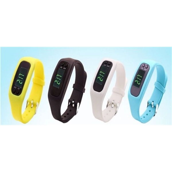 Digital Luminous Silicone Bracelet Pedometer /FitnessTracker