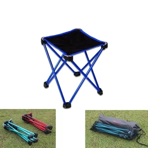 Square Folding Camping Chair with Carrying Bag