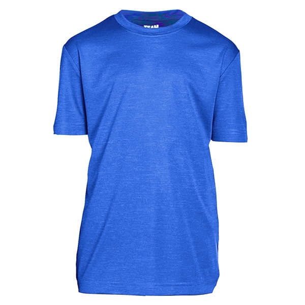 Team 365®  Youth Sonic Heather Performance T-Shirt - Image 6