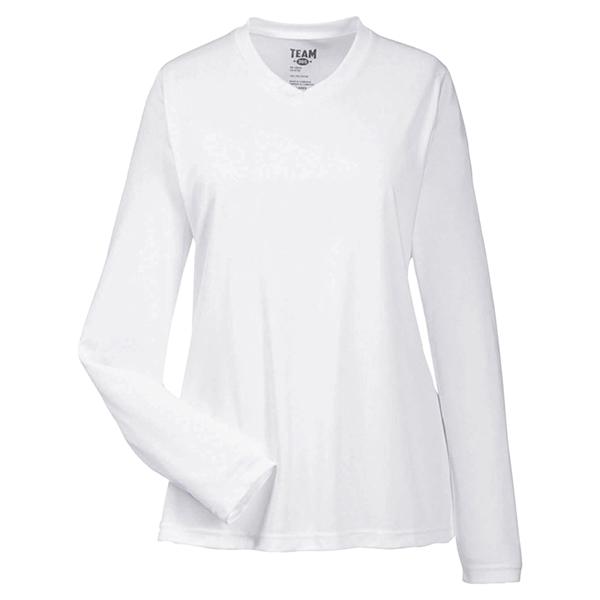 Team 365® Ladies' Zone Performance Long-Sleeve T-Shirt - Image 13