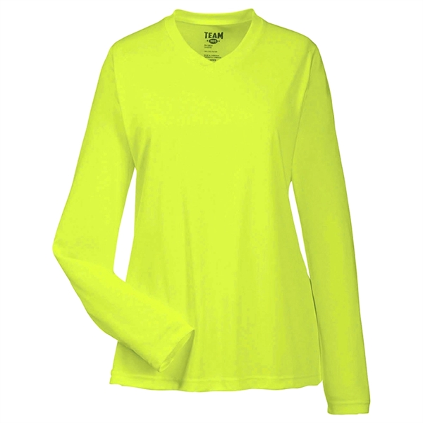 Team 365® Ladies' Zone Performance Long-Sleeve T-Shirt - Image 14