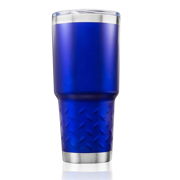 Stainless Steel Travel Tumbler - 30 oz. Tire Grip - Image 4