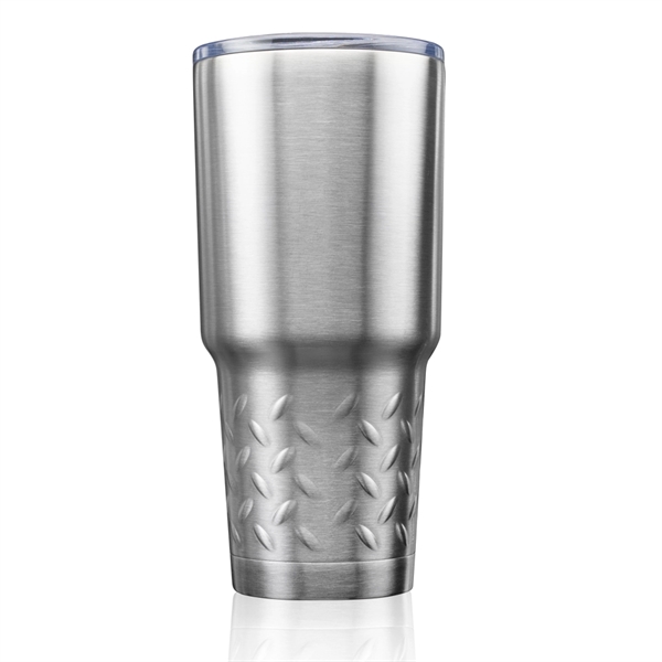 Stainless Steel Travel Tumbler - 30 oz. Tire Grip - Image 6