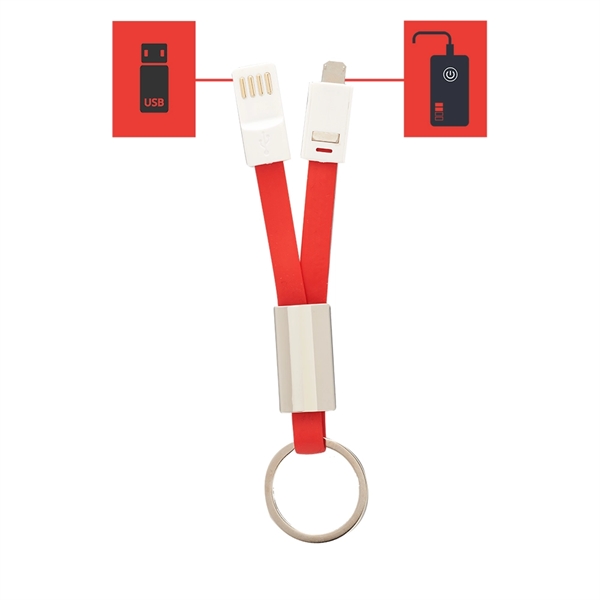 Keychain Dual USB Charging Cable - Image 20
