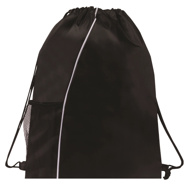 Sport Mesh Pocket Drawstring Backpack - Image 4