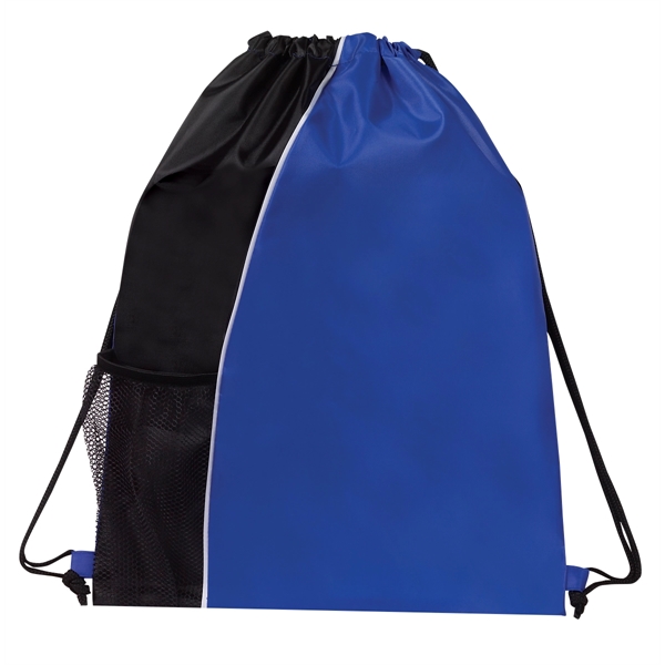 Sport Mesh Pocket Drawstring Backpack - Image 7
