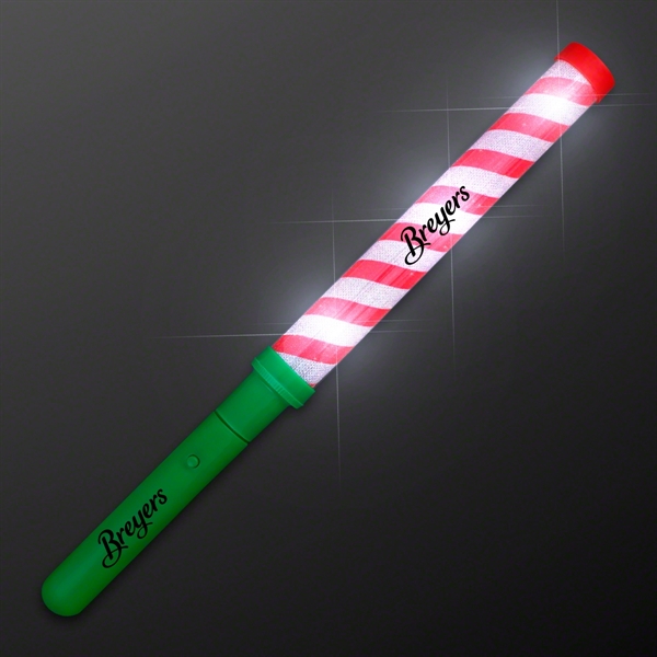 Candy Cane Lights Baton Stick - Image 1