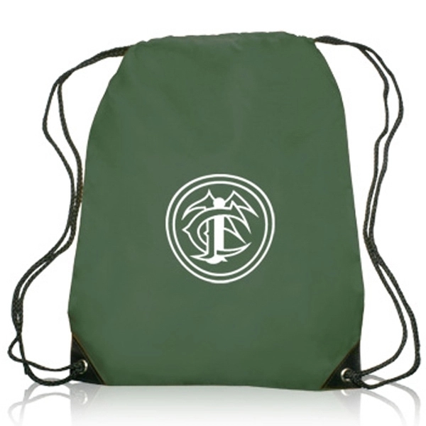 Quick Ship Drawstring Backpack w/ Reinforced Corners - Image 7