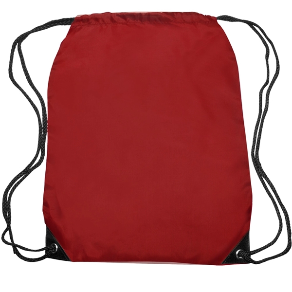 Quick Ship Drawstring Backpack w/ Reinforced Corners - Image 11