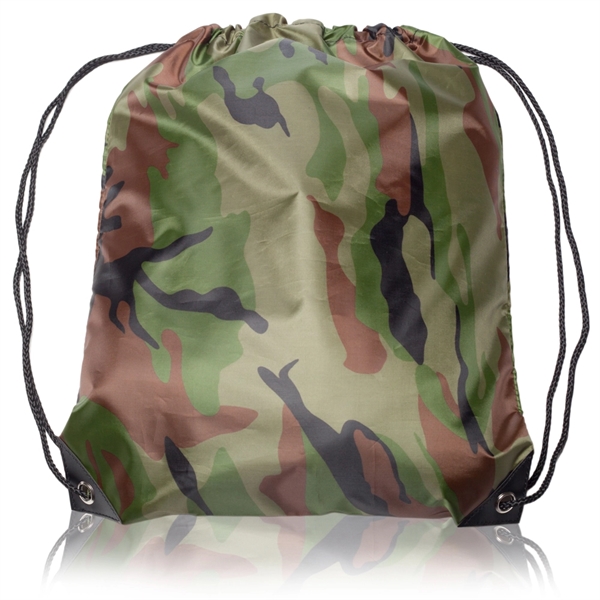Quick Ship Drawstring Backpack w/ Reinforced Corners - Image 12