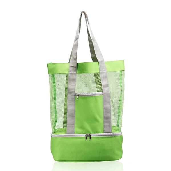 Mesh Tote Bags with cooler - Image 2