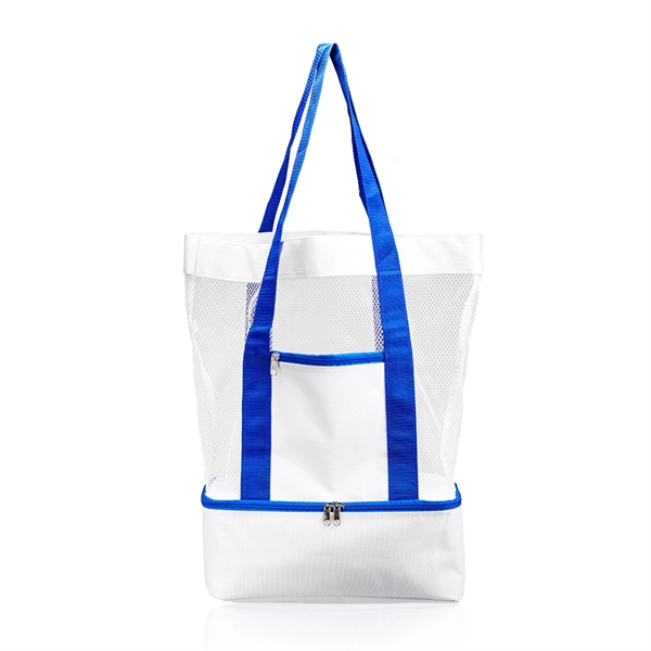Mesh Tote Bags with cooler - Image 4