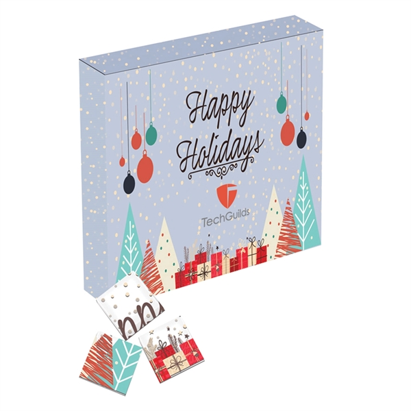 Chocolate Foiled Squares Puzzle Gift Boxes - Image 1