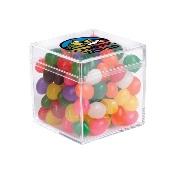 Cube Shaped Acrylic Container With Candy - Image 3