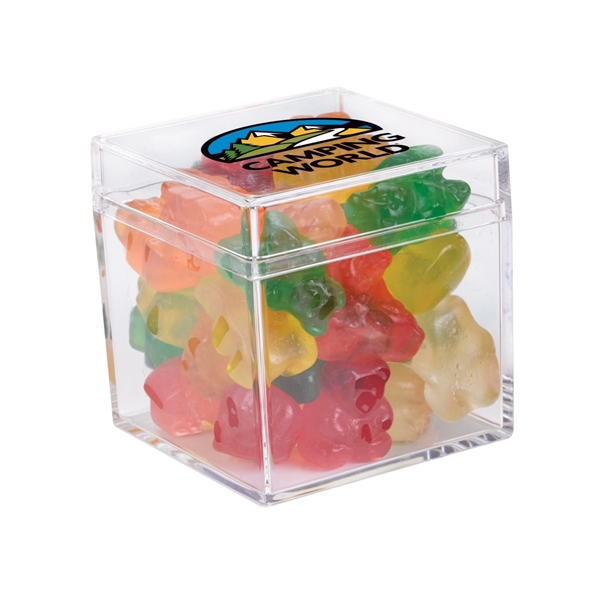 Cube Shaped Acrylic Container With Candy - Image 4