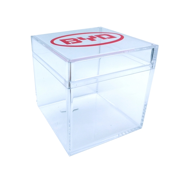 Cube Shaped Acrylic Container With Candy - Image 10