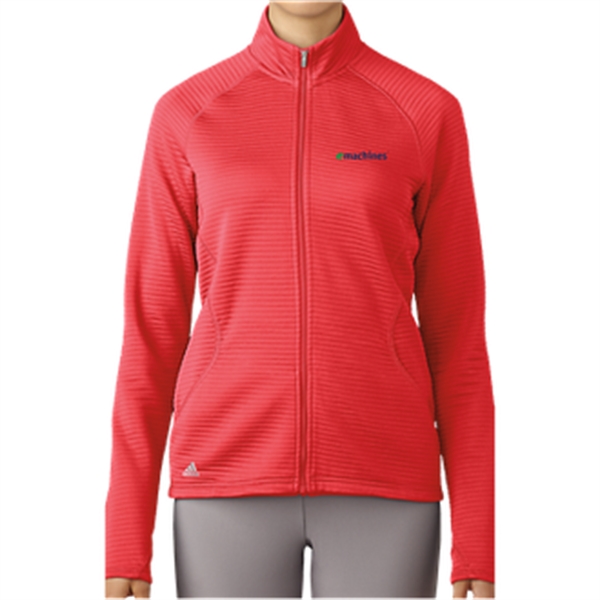 Adidas Essentials Textured Jacket Ladies - Image 4
