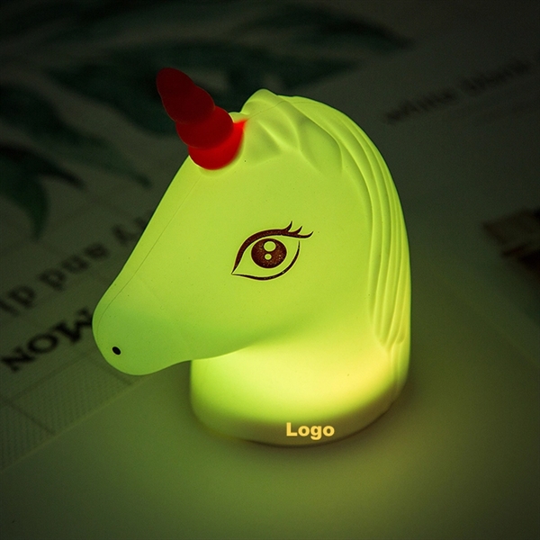 Rechargeable Unicorn  LED Silicone Baby Night Light - Image 5